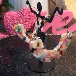 Retro Graffiti Earrings